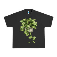 Pigment Black Golden Pothos Urban Heavy Tee - LillyAllenDesigns