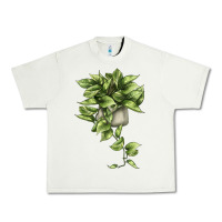 Pistachio Golden Pothos Urban Heavy Tee - LillyAllenDesigns