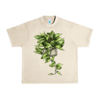 Sandshell Golden Pothos Urban Heavy Tee - LillyAllenDesigns