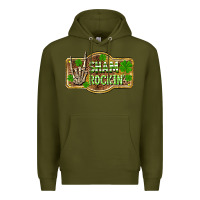 Army Green Shamrockin' St. Patrick's Day Premium Hoodie - OliviaCreatesArt