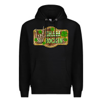 Black Shamrockin' St. Patrick's Day Premium Hoodie - OliviaCreatesArt