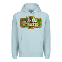 Blue Mist Shamrockin' St. Patrick's Day Premium Hoodie - OliviaCreatesArt