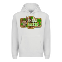 Dove Grey Shamrockin' St. Patrick's Day Premium Hoodie - OliviaCreatesArt