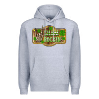 Heather Grey Shamrockin' St. Patrick's Day Premium Hoodie - OliviaCreatesArt