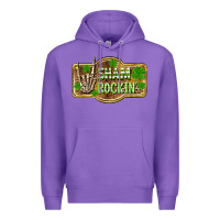 Purple Shamrockin' St. Patrick's Day Premium Hoodie - OliviaCreatesArt