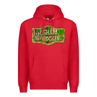 Red Shamrockin' St. Patrick's Day Premium Hoodie - OliviaCreatesArt