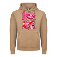 Vintage Coffee love with lips Vintage Hoodie - LillyAllenDesigns