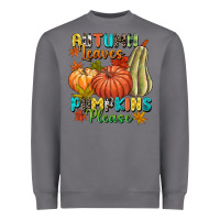 Storm Autumn leaves pumpkins please Heavyweight Sweatshirt - NancyCooperArtShop