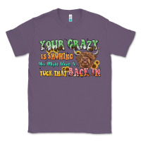Lavender your crazy is showing cow Classic Tee - LillyAllenDesigns