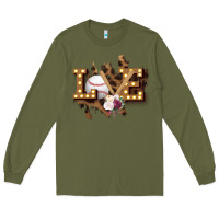 Army Green Love Softball Long Sleeve Tee - Bettercallsaul