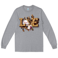 Heather Grey Love Softball Long Sleeve Tee - Bettercallsaul