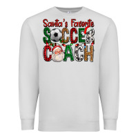 Santa's Favorite Soccer Coach For Christmas Premium Sweatshirt | Teevron