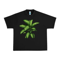 Black Dumb Cane Urban Heavy Tee - LillyAllenDesigns