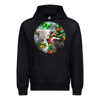 Black christmas southdown baby sheeps Urban Hoodie - LillyAllenDesigns