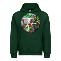 Forest Green christmas southdown baby sheeps Urban Hoodie - LillyAllenDesigns
