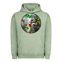 Pigment Oil Green christmas southdown baby sheeps Urban Hoodie - LillyAllenDesigns