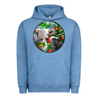 Pigment Pebble Blue christmas southdown baby sheeps Urban Hoodie - LillyAllenDesigns