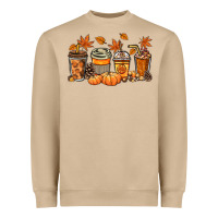 Mushroom Fall coffee cups Heavyweight Sweatshirt - NancyCooperArtShop