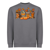 Storm Fall coffee cups Heavyweight Sweatshirt - NancyCooperArtShop