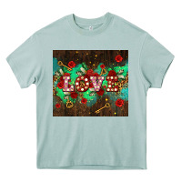 Arona love  and leopard with keys Heavy Core Tee - AdoDesignShop