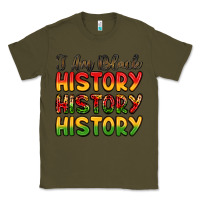 Army Green i am black history Classic Tee - LillyAllenDesigns