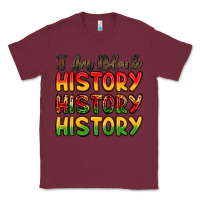 Burgundy i am black history Classic Tee - LillyAllenDesigns