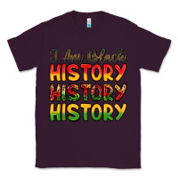 Plum i am black history Classic Tee - LillyAllenDesigns