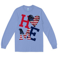Colony Blue American Flag Home Long Sleeve Tee - Bettercallsaul
