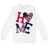 White American Flag Home Long Sleeve Tee - Bettercallsaul