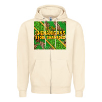 Sandshell Let the shenanigans begin shamrock tumbler Zipper Hoodie - HowdyJamesFarm