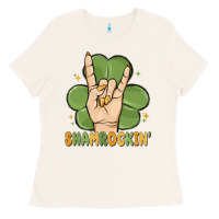Bone st. patrick's day shamrockin' Ladies Tee - MaliasSmallBusiness