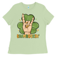 Matcha st. patrick's day shamrockin' Ladies Tee - MaliasSmallBusiness
