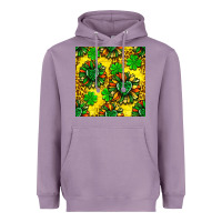 Lavender St. Patrick's sunflower seamless pattern Heavyweight Hoodie - BundleAndBundleShop