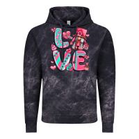 Cloud Black love with gnome Vintage Hoodie - LillyAllenDesigns