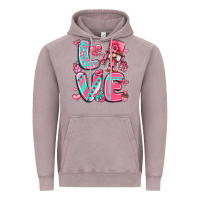 Vintage Zinc love with gnome Vintage Hoodie - LillyAllenDesigns