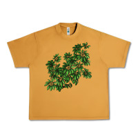 Peanut Butter Botanical Schefflera Illustrations Urban Heavy Tee - LillyAllenDesigns