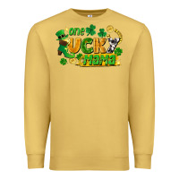 Antique Gold one lucky mama Premium Sweatshirt - FaDigitalArtStudio