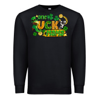Black one lucky mama Premium Sweatshirt - FaDigitalArtStudio