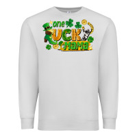 Dove Grey one lucky mama Premium Sweatshirt - FaDigitalArtStudio