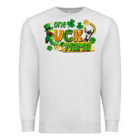 Oatmeal Heather one lucky mama Premium Sweatshirt - FaDigitalArtStudio