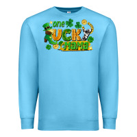 Ocean Blue one lucky mama Premium Sweatshirt - FaDigitalArtStudio
