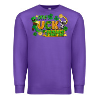 Purple one lucky mama Premium Sweatshirt - FaDigitalArtStudio