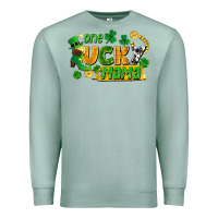 Seafoam one lucky mama Premium Sweatshirt - FaDigitalArtStudio