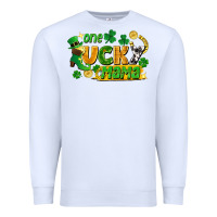 White one lucky mama Premium Sweatshirt - FaDigitalArtStudio