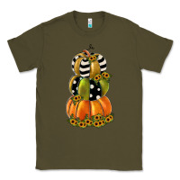 Army Green pumpkin polka dot, sunflower Classic Tee - JahusDesignShop