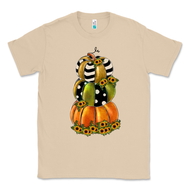 Pumpkin Polka Dot, Sunflower Classic Tee by JahusDesignShop | Teevron