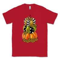 Red pumpkin polka dot, sunflower Classic Tee - JahusDesignShop