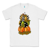 White pumpkin polka dot, sunflower Classic Tee - JahusDesignShop