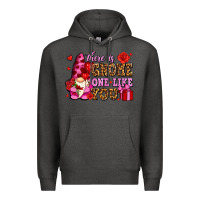 Charcoal Heather there is gnome one like you olivia Premium Hoodie - OliviaCreatesArt