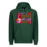 Sports Green there is gnome one like you olivia Premium Hoodie - OliviaCreatesArt